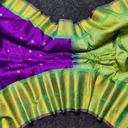 Gadwal pure handloom kuttu silk saree - GPS125