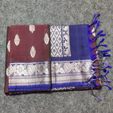 Kanchi pattu small border sarees - KMP152