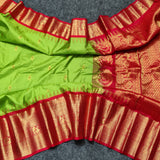 Gadwal Handloom pure silk- GPS56