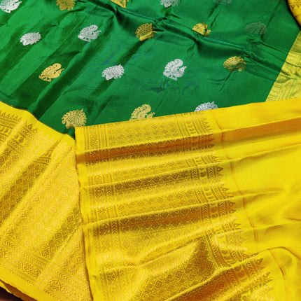 Gadwal pure handloom kuttu silk saree - GPS128