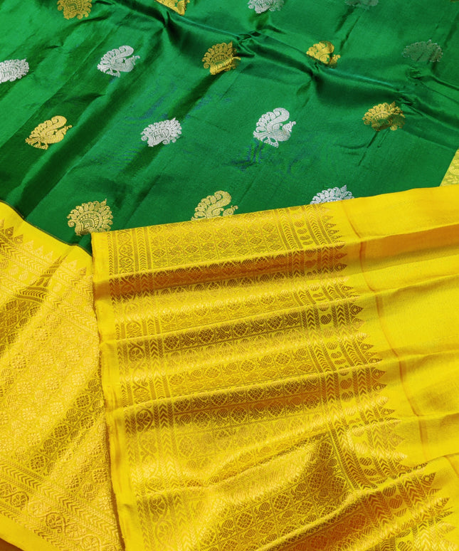 Gadwal pure handloom kuttu silk saree - GPS128