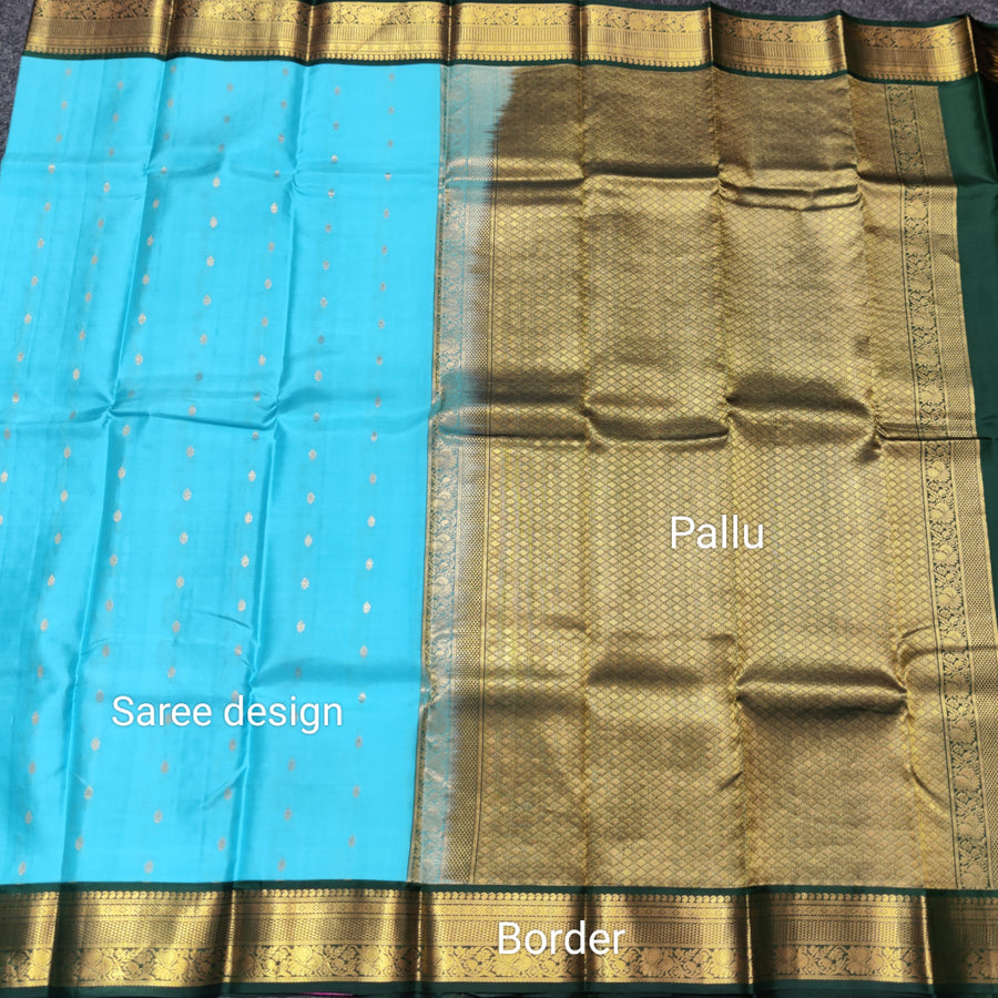 50% off Kanchi kuttu vintage Handloom saree - KMP66