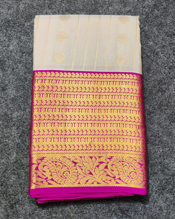 50% off Kanchi kuttu vintage Handloom saree - KMP95