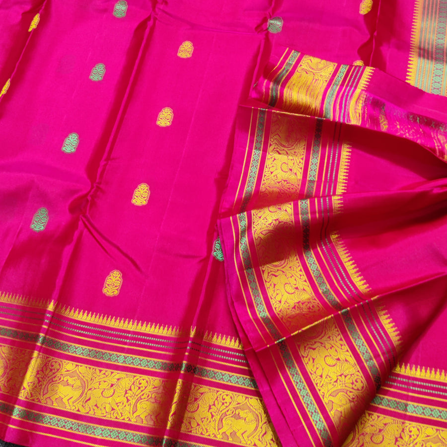 Kanjivaram Resham Silk Saree - KMP184