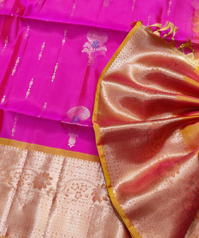 Meenakari kanchi lightweight pattu Saree - KMP122