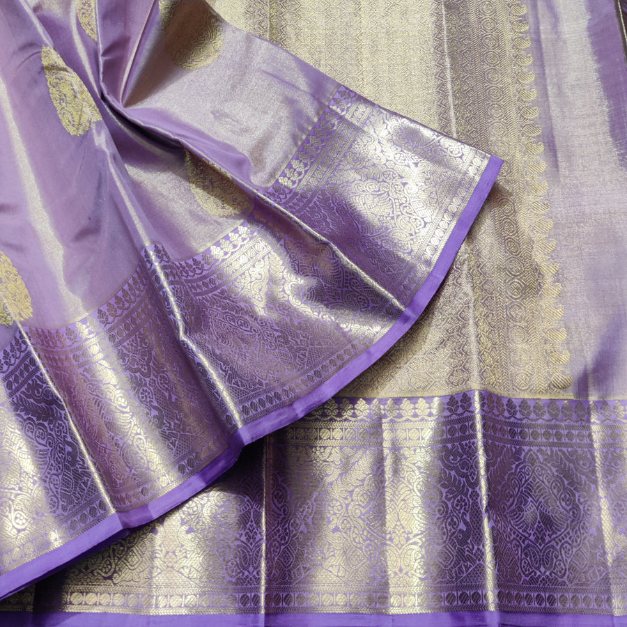 Kanchi Pure Handloom Tissue Silk Saree - KMP243