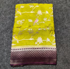 Chinon crepe silk saree -C21