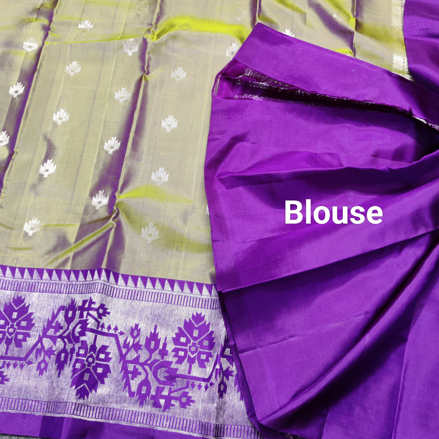 Vaidurya pattu handloom saree - V01
