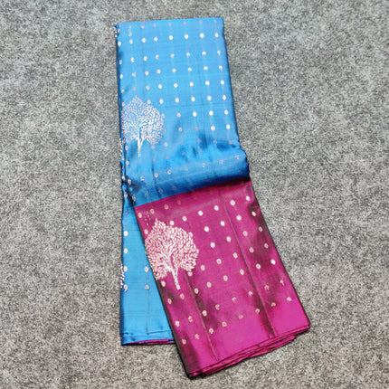 Lightweight Pattu Scurt Border Saree - LWP1079