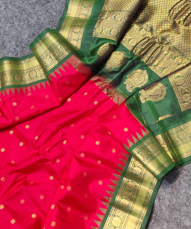 Gadwal pure silk saree - GPS219