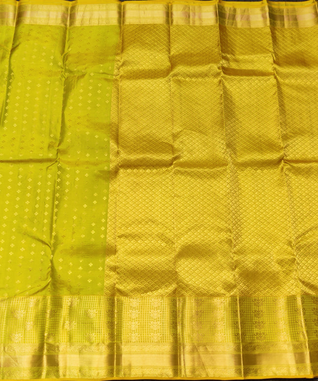 Kanchi pure vintage silk Saree - KMP3003