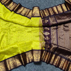 Gadwal check design pure silk- GPS43