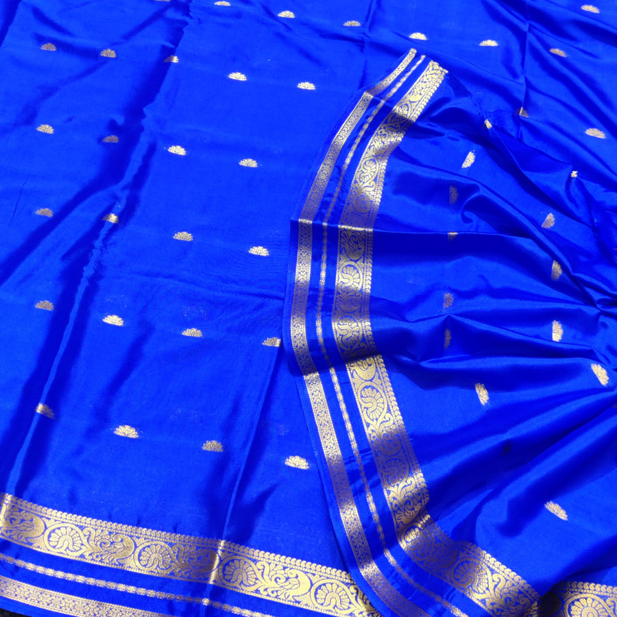 Mysore crepe semi silk saree - M12