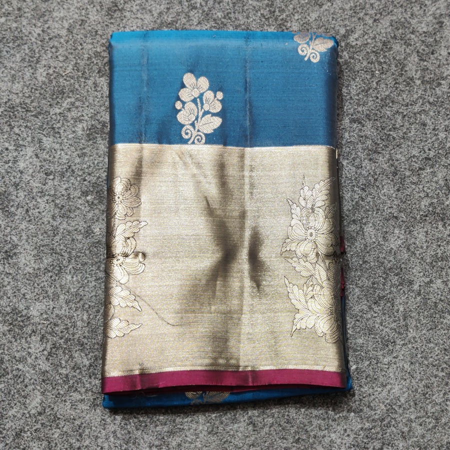 Lightweight pattu Scurt Border Saree - LWP409