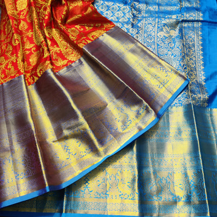 Kanchi Pattu Half Fine Brocade - SP53