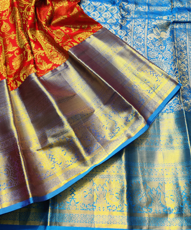 Kanchi Pattu Half Fine Brocade - SP53