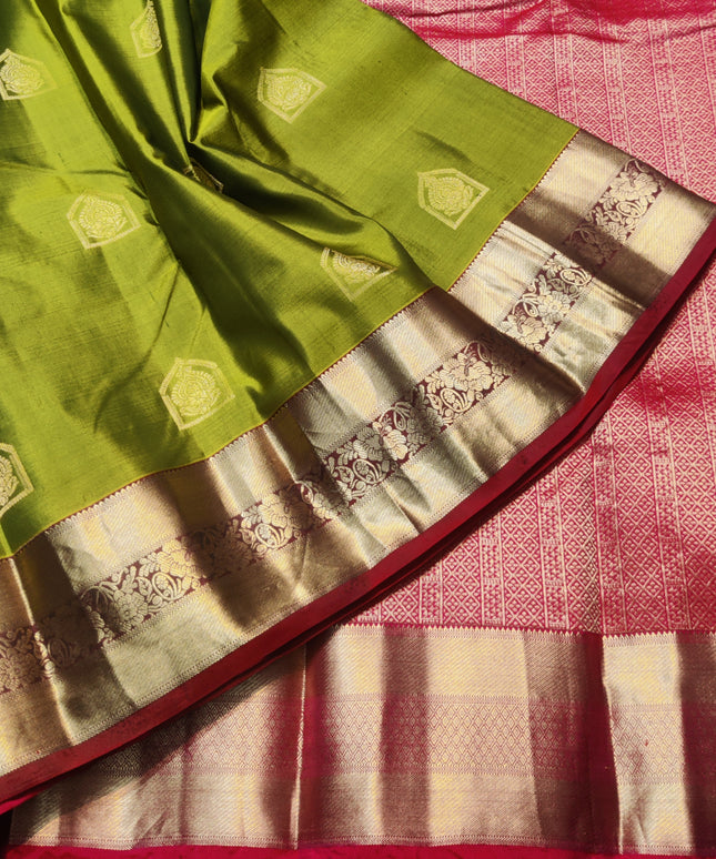 Pure Kanchi Pattu Saree - KMP1812