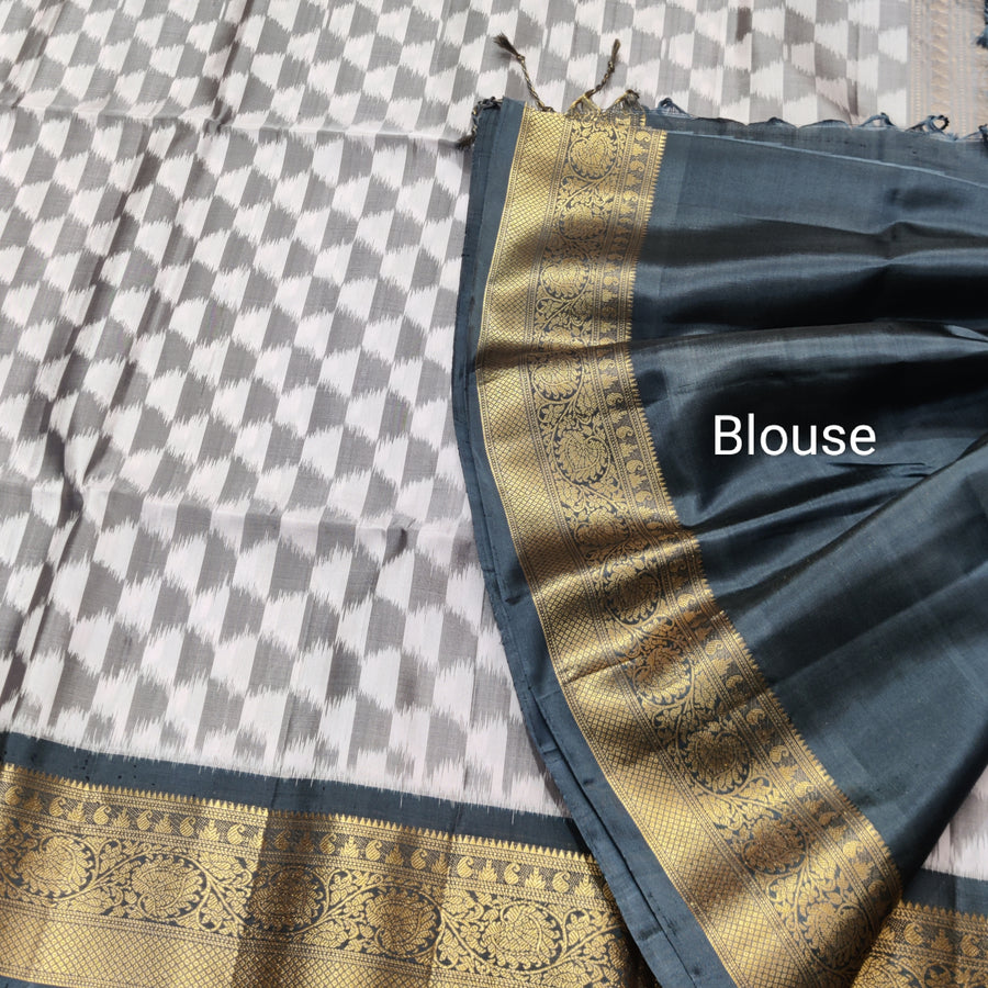Ikkath Pure handloom silk saree - IKT01