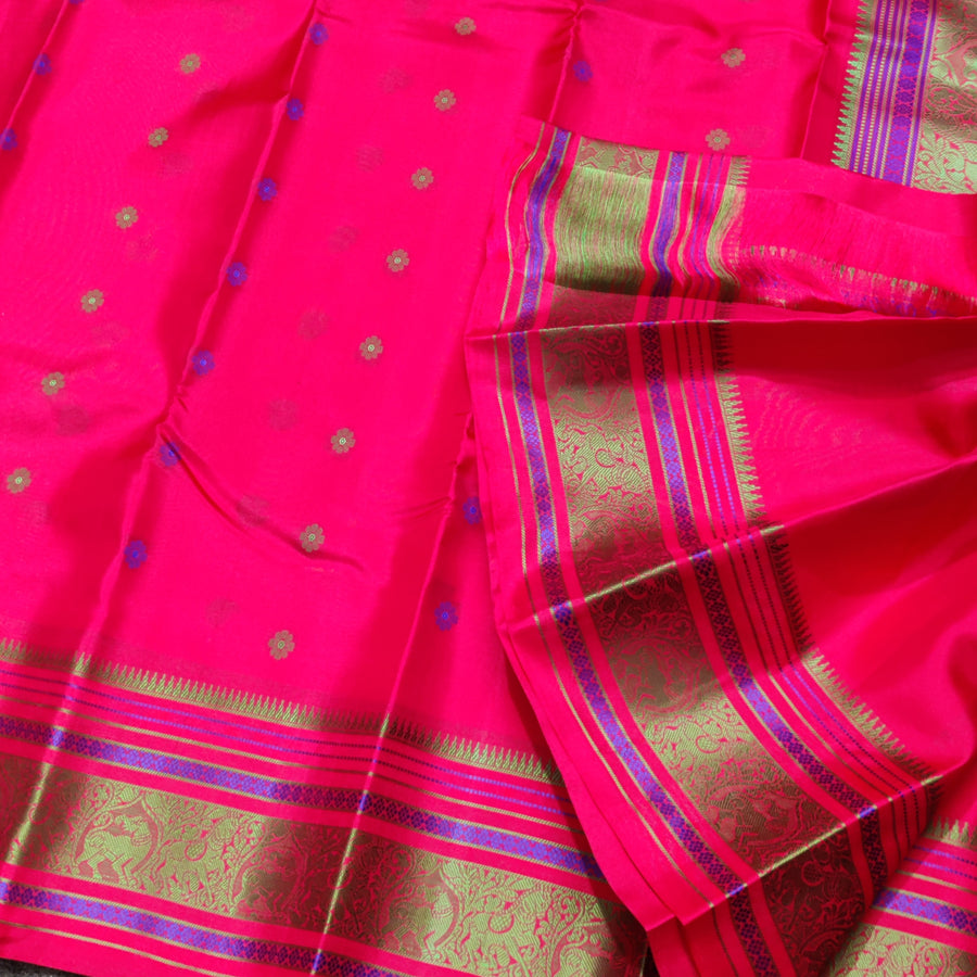 Kanjivaram Resham Silk Saree - KMP181
