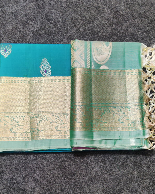Kanchi Meenakari Handloom Lightweight Pure Silk Saree – KMP258
