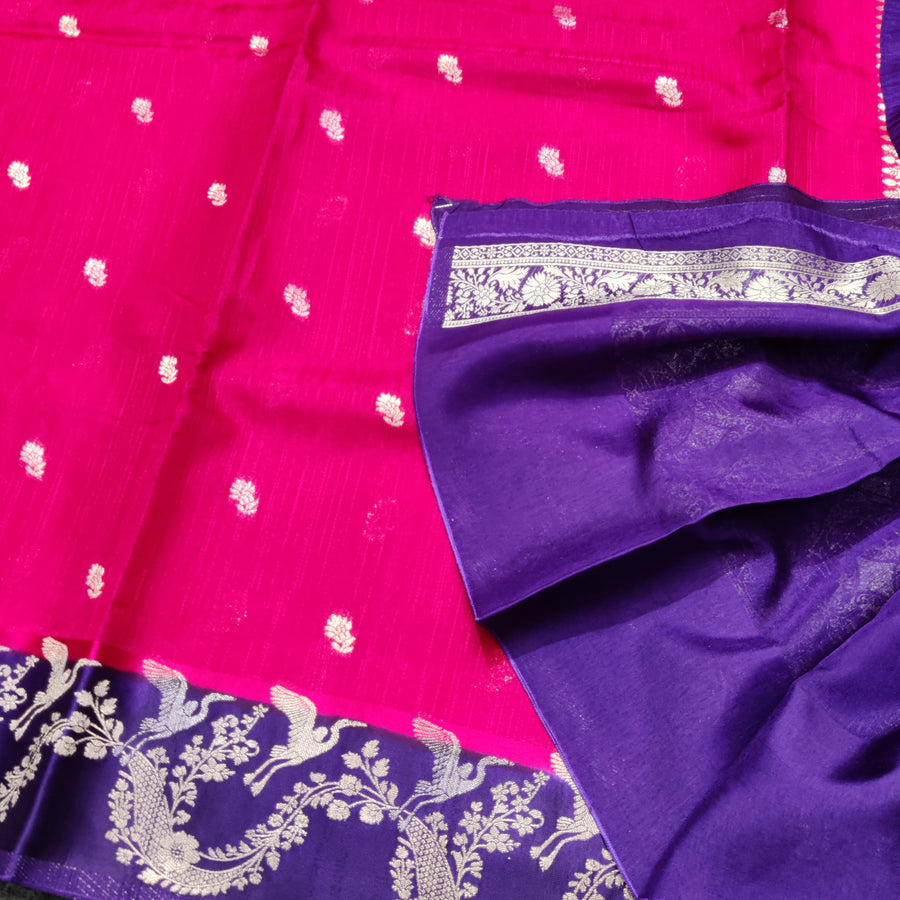 Jute Silk Saree- MS50