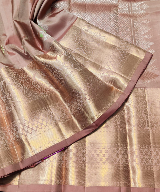 Kanchi pattu pure silk Saree - KMP1353