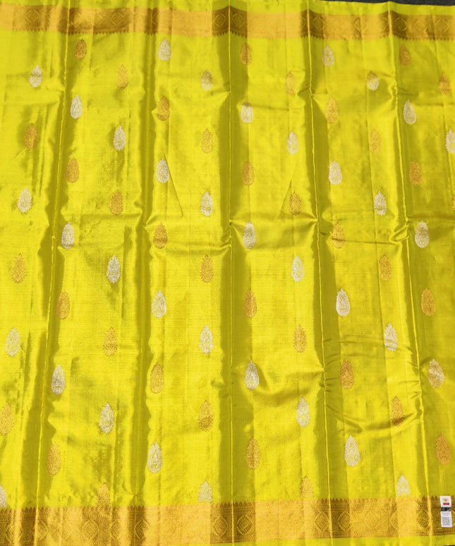 Kanchi Pure Handloom Tissue Silk Saree-KMP115