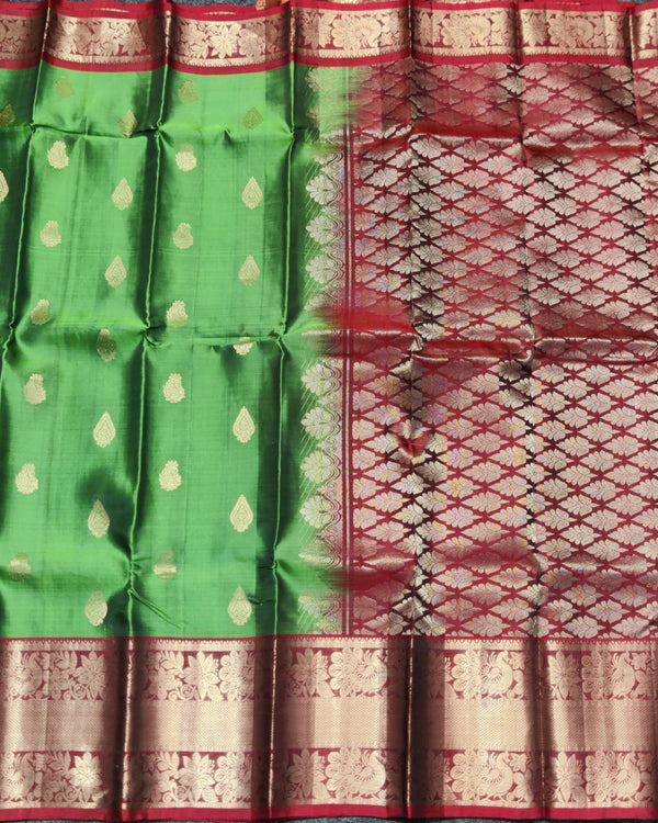 Kanchi Vintage Gap border pattu - KMP248 alternate view
