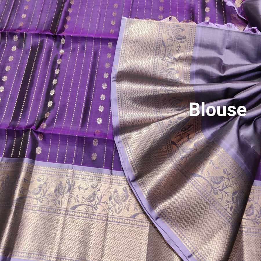 Meenakari kanchi lightweight pattu Saree - KMP18
