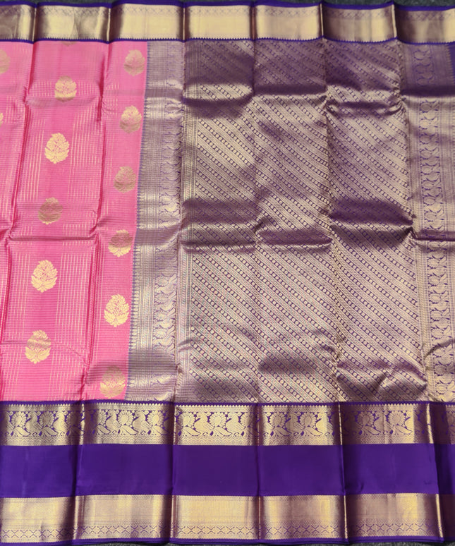 Kanchi Kuttu Vintage Handloom Pattu Saree - KMP3037