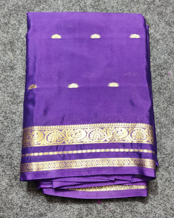 Mysore crepe semi silk saree - M10