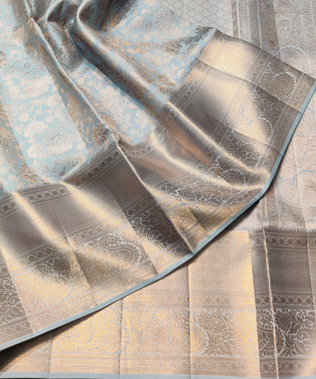 Kanchi Meenakari Brocade Pure handloom Silk Saree - KMP1975