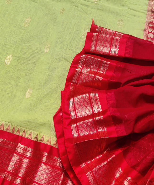 Gadwal cotton Silk Saree - GC01