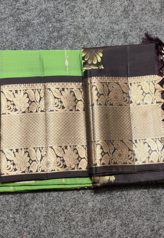 Meenakari kanchi lightweight pattu Saree - KMP3148
