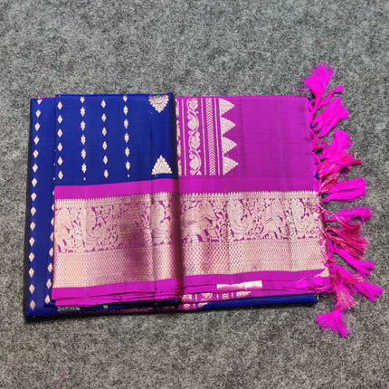 Meenakari lightweight pattu Saree - KMP1726