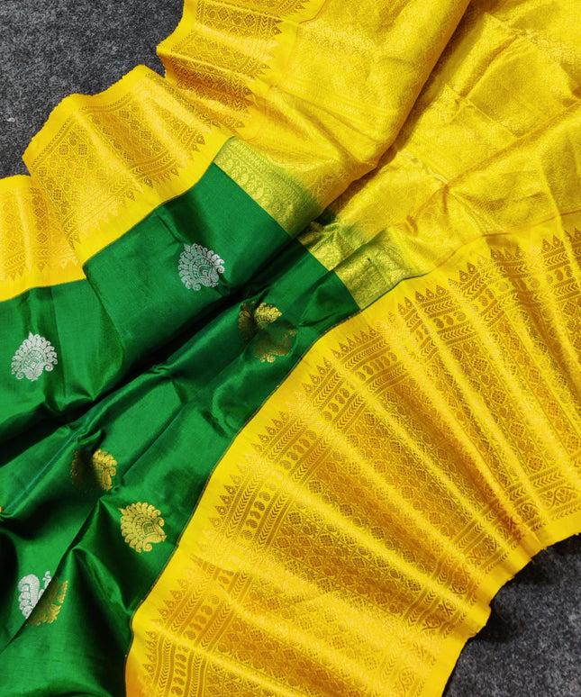 Gadwal pure handloom kuttu silk saree - GPS128