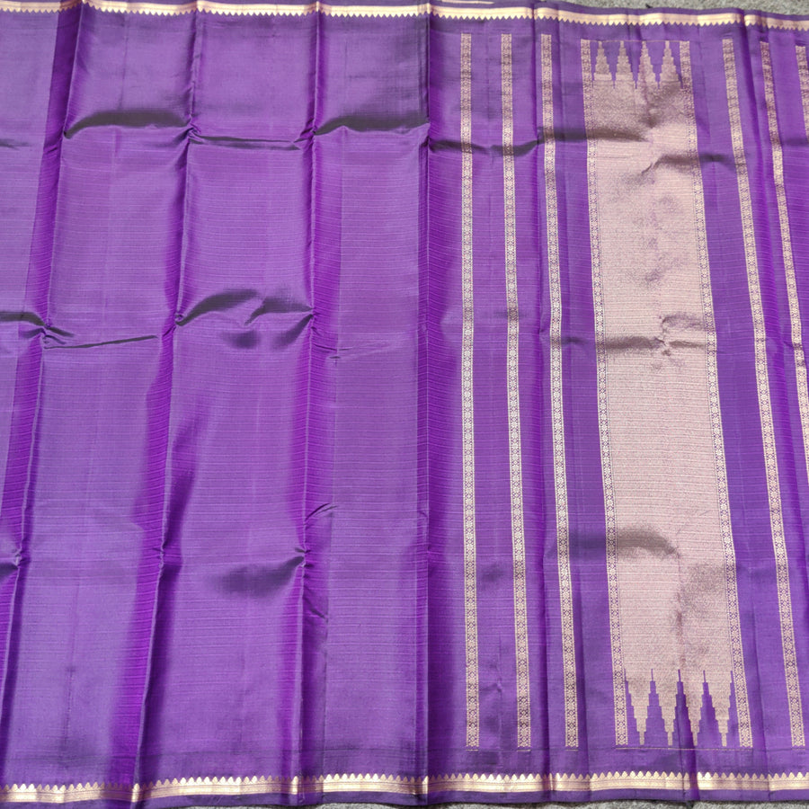 Kanchi pattu small border saree - KMP333