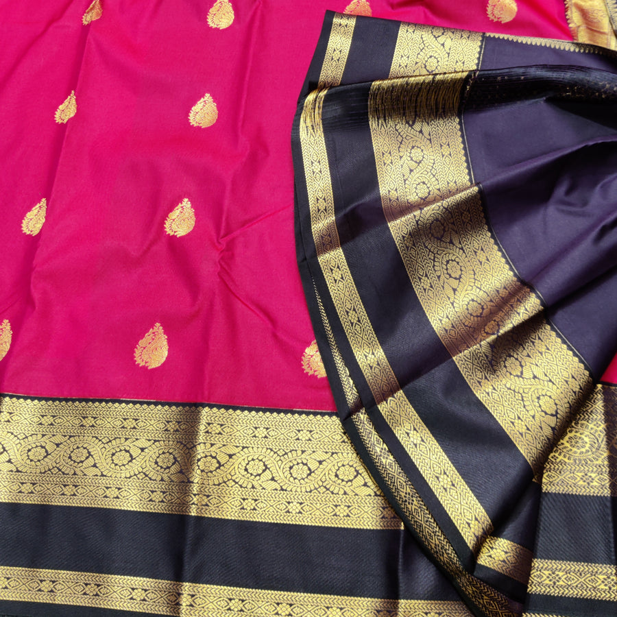 Kanchi semi vintage silk Saree -KS32
