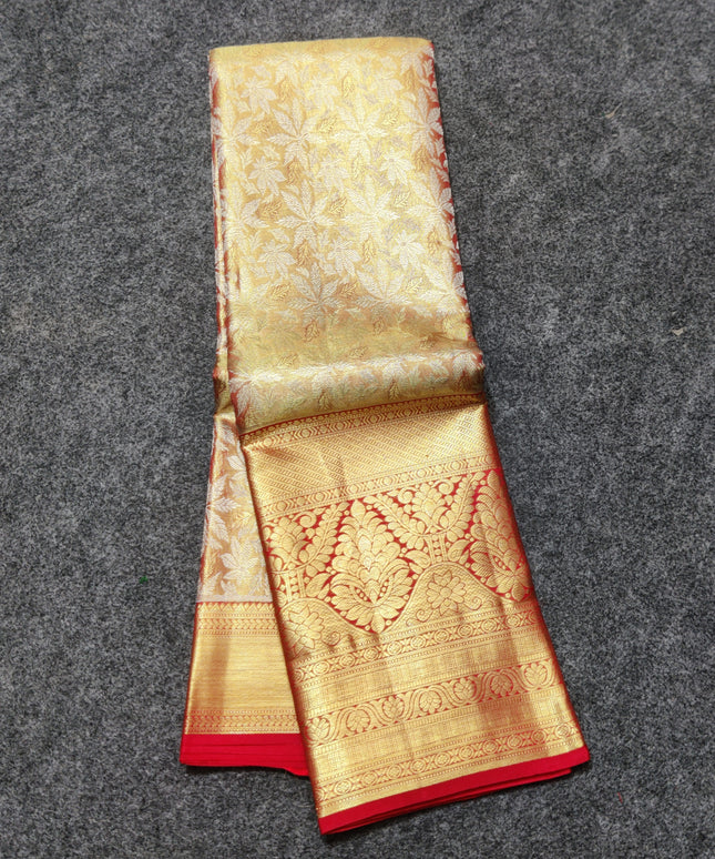 Kanchi Pattu Wedding Saree @35% Off -KMP64