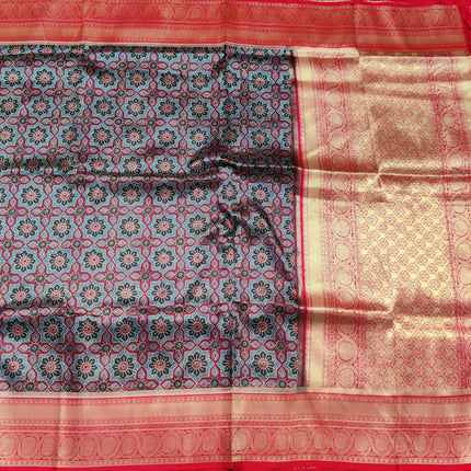 Kalamkari Silk saree - KM02