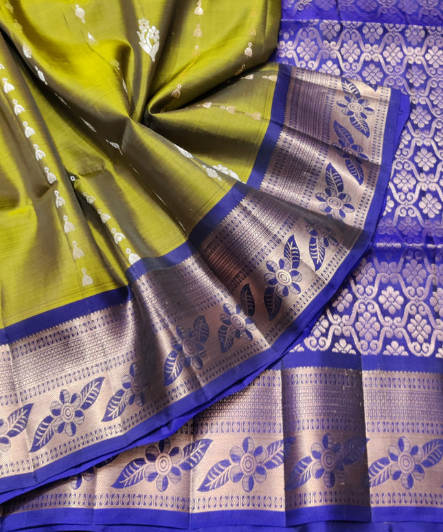 Meenakari kanchi lightweight pattu Saree - KMP306