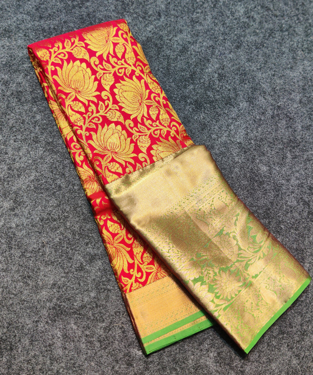 Kanchi Pattu Half Fine Brocade - SP47