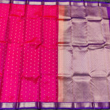Kanchi Handloom Pure Silk Small Border Saree – KMP265