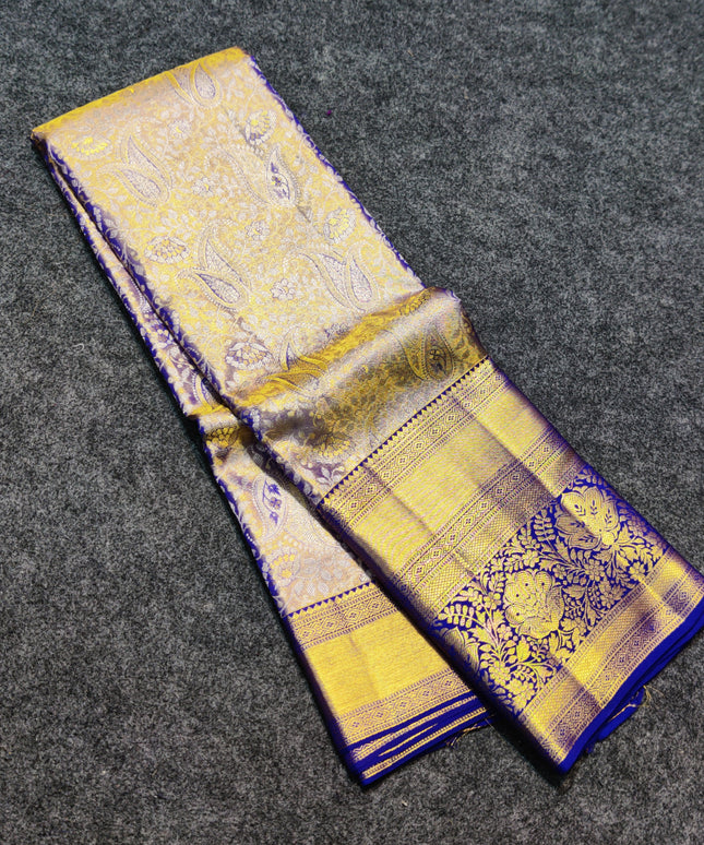 Kanchi Pattu Wedding Sarees @30% Off -KMP965
