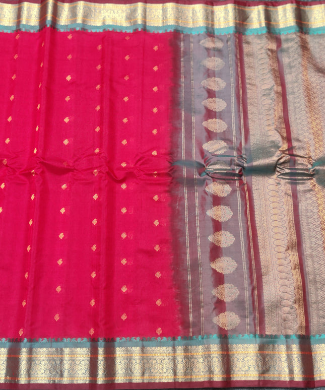 Gadwal Sico Silk Saree - GS161