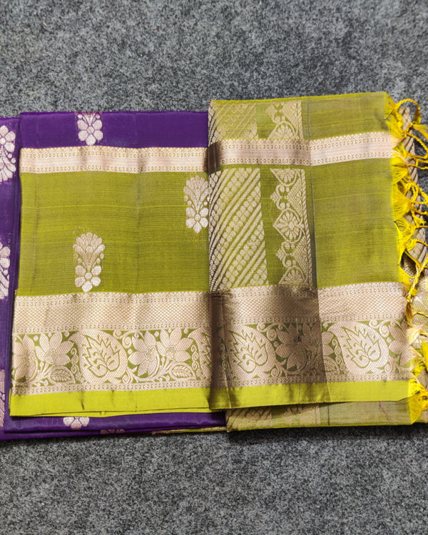 Lightweight pattu Scurt Border Saree - LWP3029