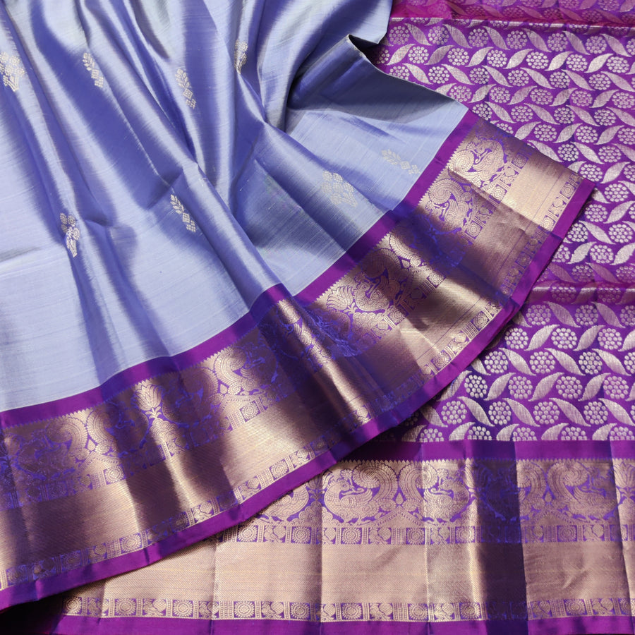 Meenakari kanchi lightweight pattu Saree - KMP23
