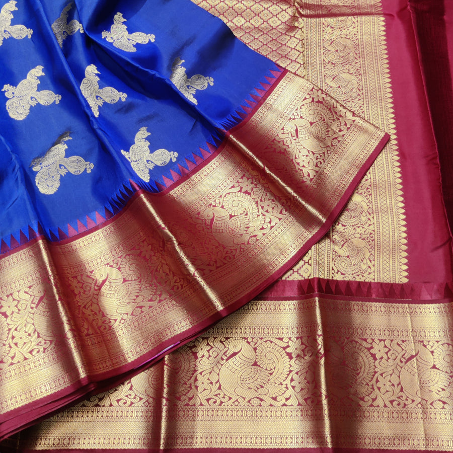 Kanchi kuttu vintage Handloom saree - KMP78