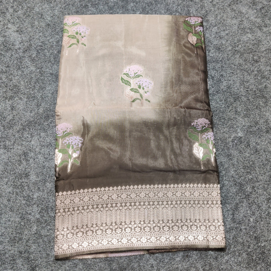 Satin Silk Saree- SA13