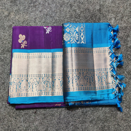 Meenakari kanchi lightweight pattu Saree - KMP3124